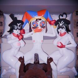 bonbon_(derpixon), chuchu_(derpixon), pomni, pomni_(tadc), pomni_(the_amazing_digital_circus)