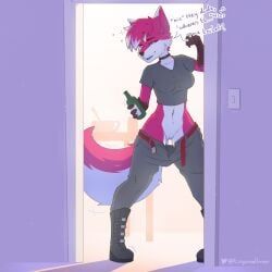 tinysmallman, alcohol, alcohol_bottle, anthro, beverage