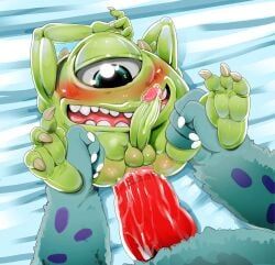 mike_wazowski, sulley, disney, monsters_inc, pixar