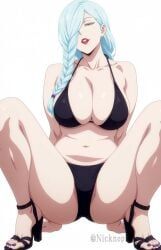 mei_mei_(jujutsu_kaisen), jujutsu_kaisen, nicknopizza, 1girls, bare_legs