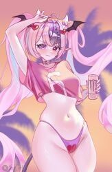 gta_vi_cover_girl, ironmouse, indie_virtual_youtuber, monster_energy, 1girl