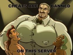 aran_ryan, referee_(punch-out), super_macho_man, nintendo, punch-out!!