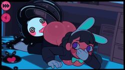 original_character, cryptid_park, hotpinkgames, star_rifle, 1girls
