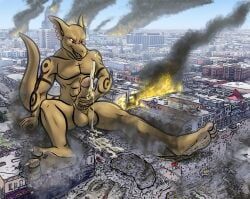 tephros, mythology, tyrnn, 4_toes, 5_fingers
