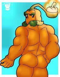 pepper-pult_(pvz), plants_vs_zombies, cocokun!, 1boy, ass