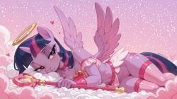 twilight_sparkle_(mlp), friendship_is_magic, my_little_pony, anthro, bare_shoulders