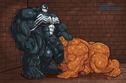 ben_grimm, the_thing_(marvel), venom_(marvel), marvel, marvel_comics