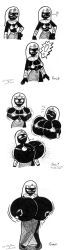 queen_tyr'ahnee, duck_dodgers, konekoryu, bra_snap, breast_expansion