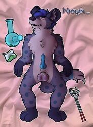 goldnamaterasu, 5_fingers, accidental_castration, animal_genitalia, animal_penis