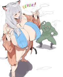 shizue_satou, chainsmoker_cat, yani_neko, kantan, big_breasts