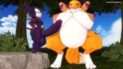 digimon_(species), impmon, renamon, bandai_namco, digimon