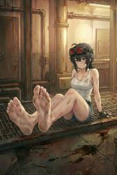 grace_howard, hoyoverse, zenless_zone_zero, 1girls, 5