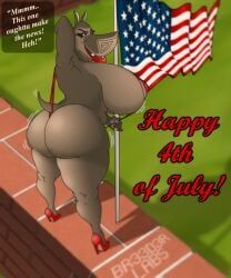 gloria_the_hippopotamus, 4th_of_july, dreamworks, madagascar_(series), br33der_labs_(artist)