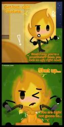 coiny, firey_(bfdi), battle_for_dream_island, bfdi, object_shows