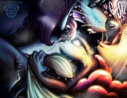 wastedtimeee, anthro, arched_back, bared_teeth, bedding
