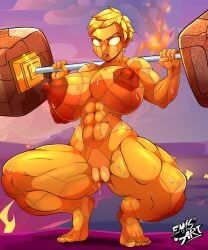 barbella, skylanders, amazonian, crystal_skin, emisart55