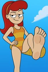 bea_goldfishberg, disney, disney_channel, fish_hooks, bare_legs