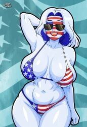 united_states_of_america_(countryhumans), countryhumans, countryhumans_girl, mrtieanimations, alvarikokearte
