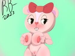 giggles_(htf), happy_tree_friends, xneavadash, anthro, areola