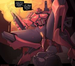 original_character, armored_core, original, saladbearer, 1boy1girl