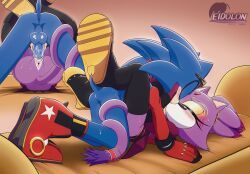 bassist_blaze, blaze_the_cat, rockstar_sonic, sonic_the_hedgehog, sega