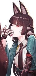 hoshimi_miyabi, zenless_zone_zero, horori_(halloweenday309), 1boy, 1girl