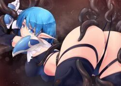 original, kirishima_satoshi, 1girl, anus, armor