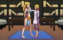 melissa_bergman, samus_aran, zero_suit_samus, metroid, katsiika