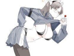moe_(blue_archive), blue_archive, srt_special_academy_student, kawati, kawatiw