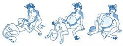servo, inkubus, anthro, bulge, canine