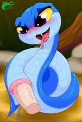 maddie_(back_to_the_outback), back_to_the_outback, makoto177, animal_genitalia, blue_body