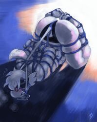 90990, anthro, arms_tied, ass_up, bdsm