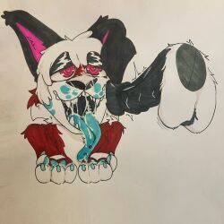 mythology, hensuu, anthro, azzycaltrops, bodily_fluids