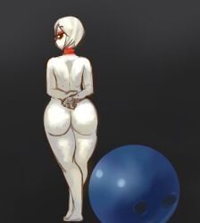 fuckable_pin, horny_blue_bowlingball, wyer_bowling_(meme), dddoodles, 1girls
