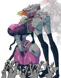 horus_gorgon, lancer_(massif_press), massif_press, sinfullsaint, 1girls