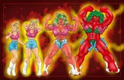 attack_of_the_killer_tomatoes, qkstudios, female, hair_color_change, hair_loss