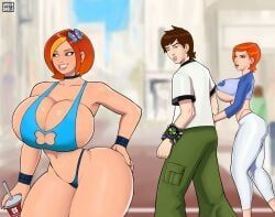 ben_tennyson, ben_tennyson_(classic), butterfly_(planetronika), gwen_tennyson, gwen_tennyson_(classic)