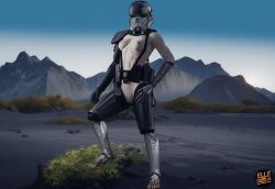death_trooper, star_wars, elledoesai, black_armor, cybernetic_legs