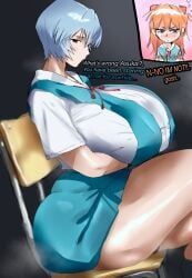 asuka_langley_sohryu, ayanami_rei, rei_ayanami, neon_genesis_evangelion, limpbizkit