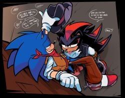 shadow_the_hedgehog, sonadow, sonic_the_hedgehog, sega, sonic_(series)