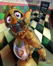 chica_(fnaf), withered_chica, withered_chica_(fnaf), five_nights_at_freddy's, five_nights_at_freddy's_2