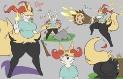 braixen, generation_5_pokemon, generation_6_pokemon, joltik, pokemon_(species)