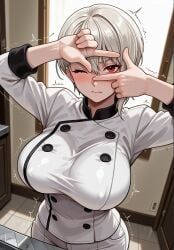 nakiri_alice, shokugeki_no_souma, shounen_jump, jousneystudio, arms_up