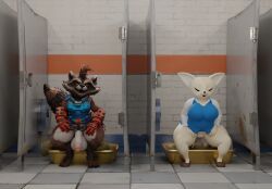 fenneko, rocket_raccoon, rocket_raccoon_(marvel_rivals), aggressive_retsuko, aggretsuko