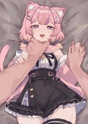 aisu_koffie, indie_virtual_youtuber, rayrie, 1boy, 1girls