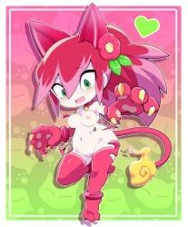 camellia_(yo-kai_watch), tsubaki-hime, level-5, yo-kai_watch, yo-kai_watch_puni_puni