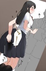 original, wararu_(user_uecx7457), 1boy, 1girls, black_hair