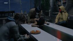 brian_thomas, hoodie_(creepypasta), masky, ticci_toby, tim_wright