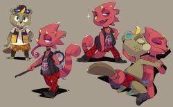 c.j._(animal_crossing), flick_(animal_crossing), animal_crossing, nintendo, flookz