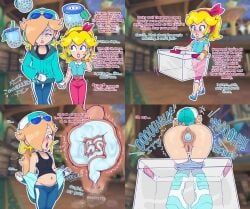 princess_peach, princess_rosalina, mario_(series), hexanne, permafrost_(artist)